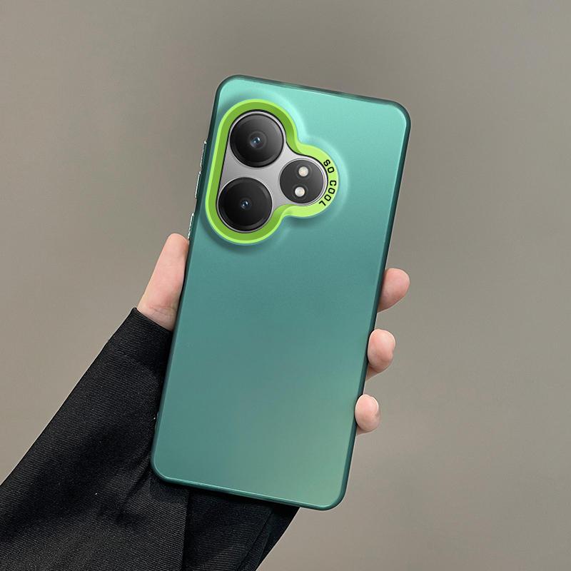 Realme GT 6 6T 5G RealmeGT6 GT6 แฟชั่นหรูหราสีสันGradientเลเซอร์กรณีกันกระแทกอะคริลิคกล้องด้านหลังป้องกันปกหลัง