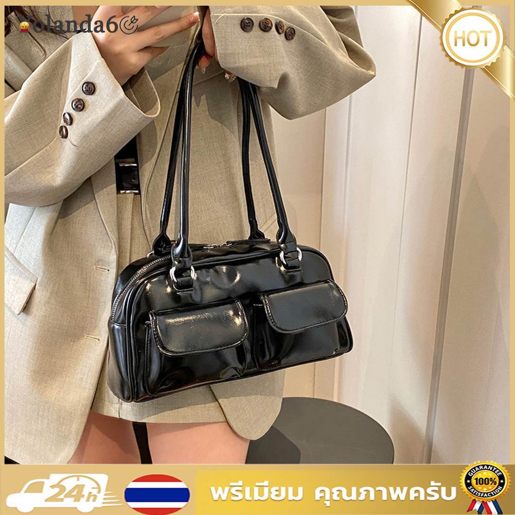 🔥【HOT】🔥ผู้หญิงหลายกระเป๋าแฟชั่นซิปกระเป๋าสะพายหนังสบาย ๆ กระเป๋าถือกระเป๋าเดินทางความจุขนาดใหญ่อเนกประสงค์