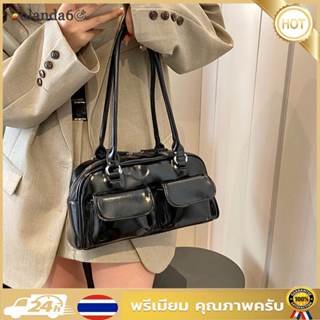 🔥【HOT】🔥ผู้หญิงหลายกระเป๋าแฟชั่นซิปกระเป๋าสะพายหนังสบาย ๆ กระ…