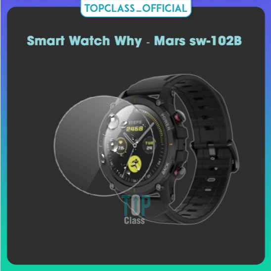 ชุดตัวป้องกันหน้าจอกระจกนิรภัย 2 ชิ้นสําหรับนาฬิกาอัจฉริยะ Smart Watch Why รุ่น Mars sw-102B สมาร์ทว