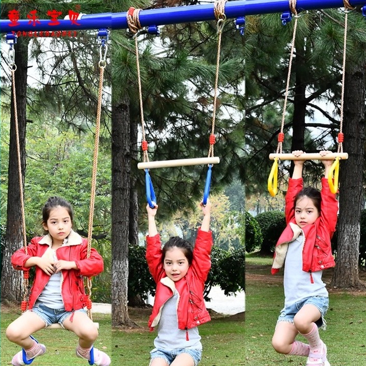Virgo. ของเล่นดึงตัว ของเล่นกีฬา ดึงแหวนไม้ Trapeze Swing สามเหลี่ยม GYM ฟิตเนส ของเล่นกีฬา
