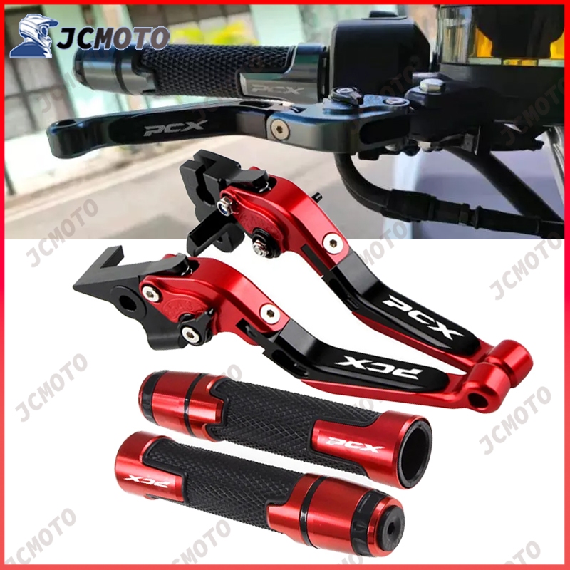 สําหรับHONDA PCX 160 150 PCX160 2021-2023 2025 2026 ABSรถจักรยานยนต์อุปกรณ์เสริมพับยืดคลัทช์เบรคHandbar End Grips