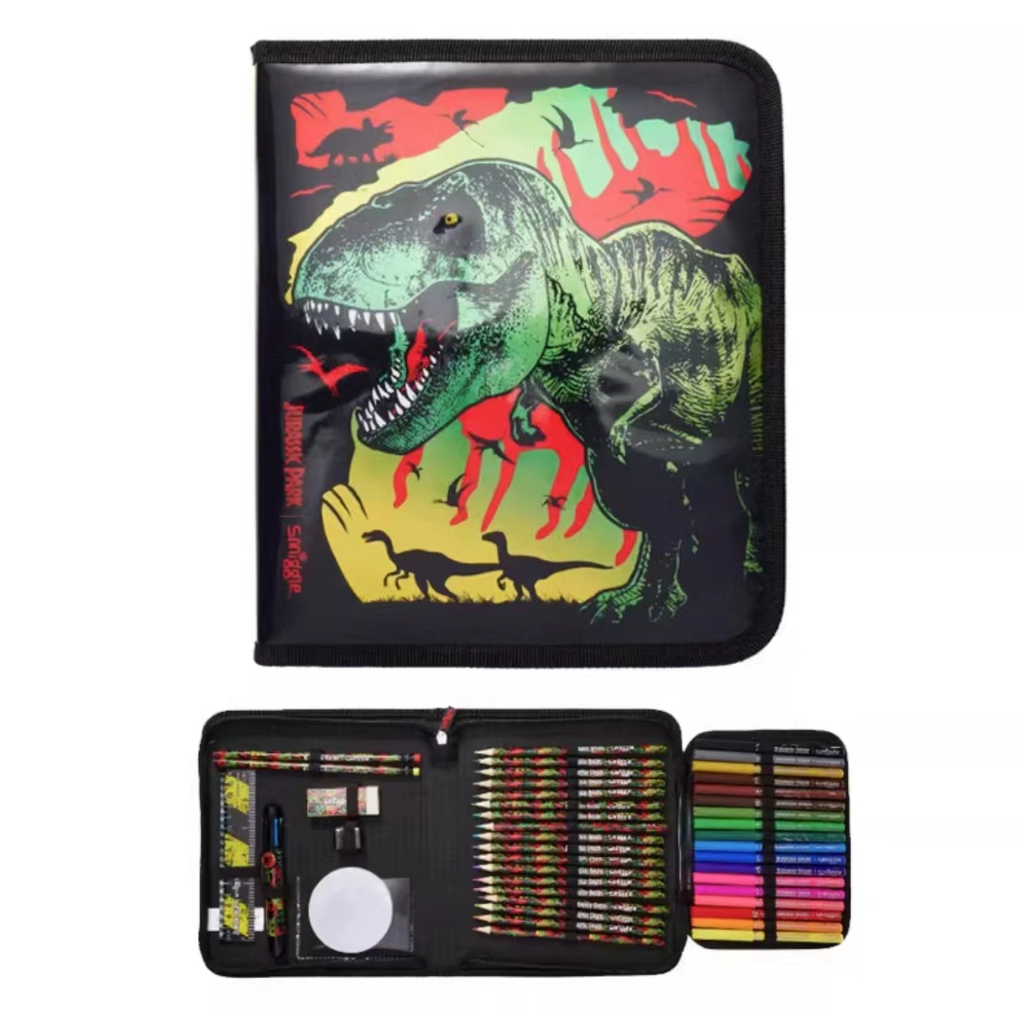 ชุดของขวัญเครื่องเขียน Smiggle Jurassic Park Zip It
