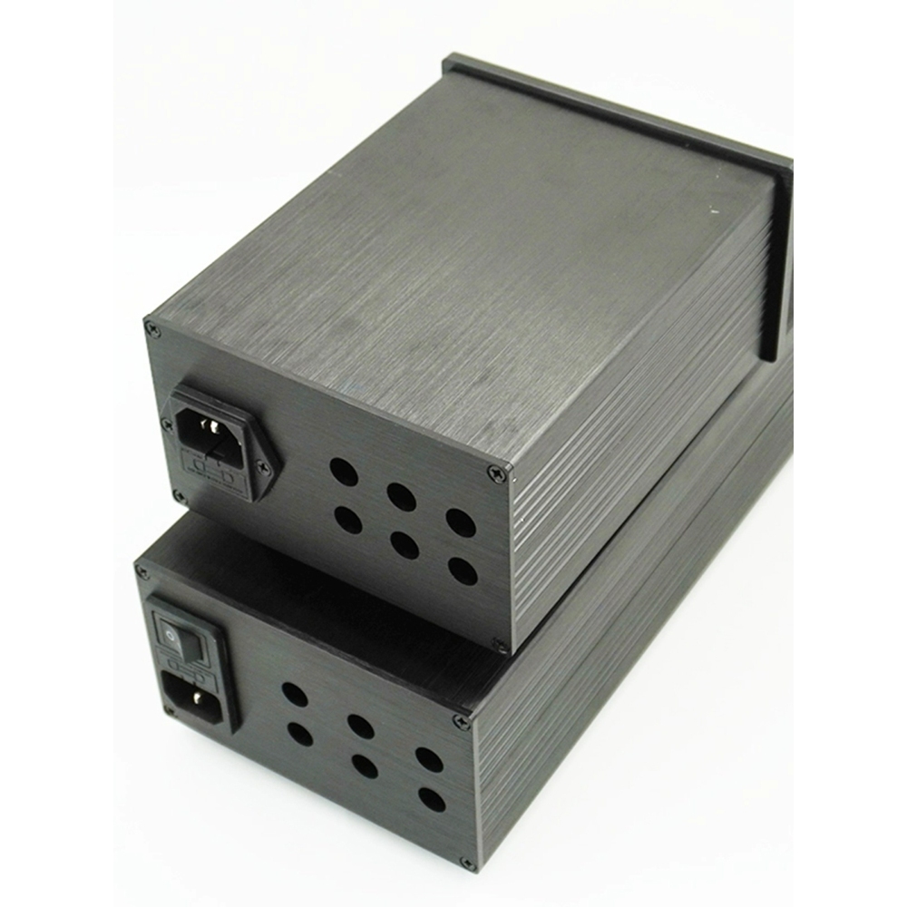 1 ชิ้นอลูมิเนียม DAC หลอดเครื่องขยายเสียงแยกแหล่งจ่ายไฟ Enclosure Mini AMP 126 กรณีแชสซี Preamp กล่อง PSU หูฟังเครื่องขยายเสียงแชสซี