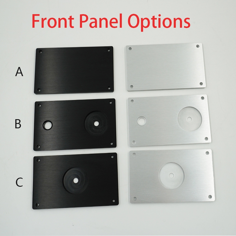 1 ชิ้นอลูมิเนียม DAC หลอดเครื่องขยายเสียงแยกแหล่งจ่ายไฟ Enclosure Mini AMP 126 กรณีแชสซี Preamp กล่อง PSU หูฟังเครื่องขยายเสียงแชสซี