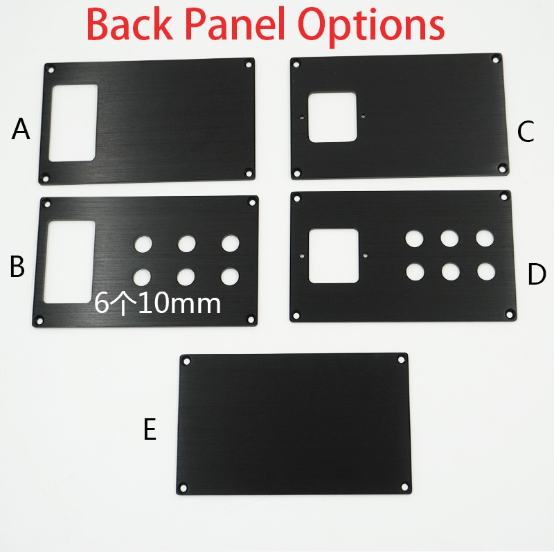 1 ชิ้นอลูมิเนียม DAC หลอดเครื่องขยายเสียงแยกแหล่งจ่ายไฟ Enclosure Mini AMP 126 กรณีแชสซี Preamp กล่อง PSU หูฟังเครื่องขยายเสียงแชสซี