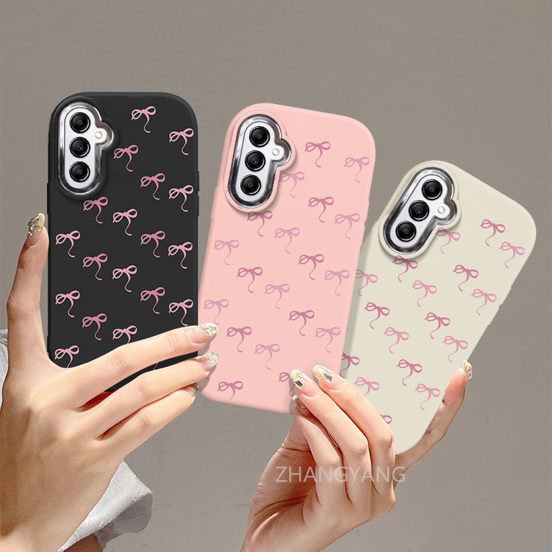 Samsung A14 4G A14 5G A24 4GเคสซิลิโคนTPUเคสโทรศัพท์ใหม่รูปแบบที่สวยงามและบรรยากาศกล้องประณีตครอบคลุมเต็มรูปแบบAnti drop