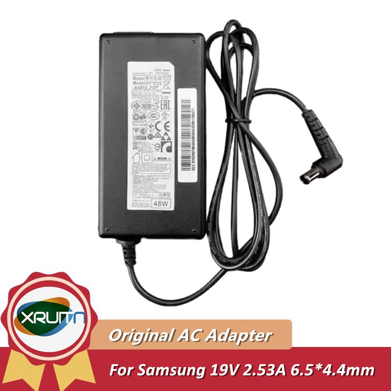 19V 2.53A 48W อะแดปเตอร์ AC ดั้งเดิมสําหรับ Samsung TV Power Supply Charger A32J4088A A32J40SWAJ A48