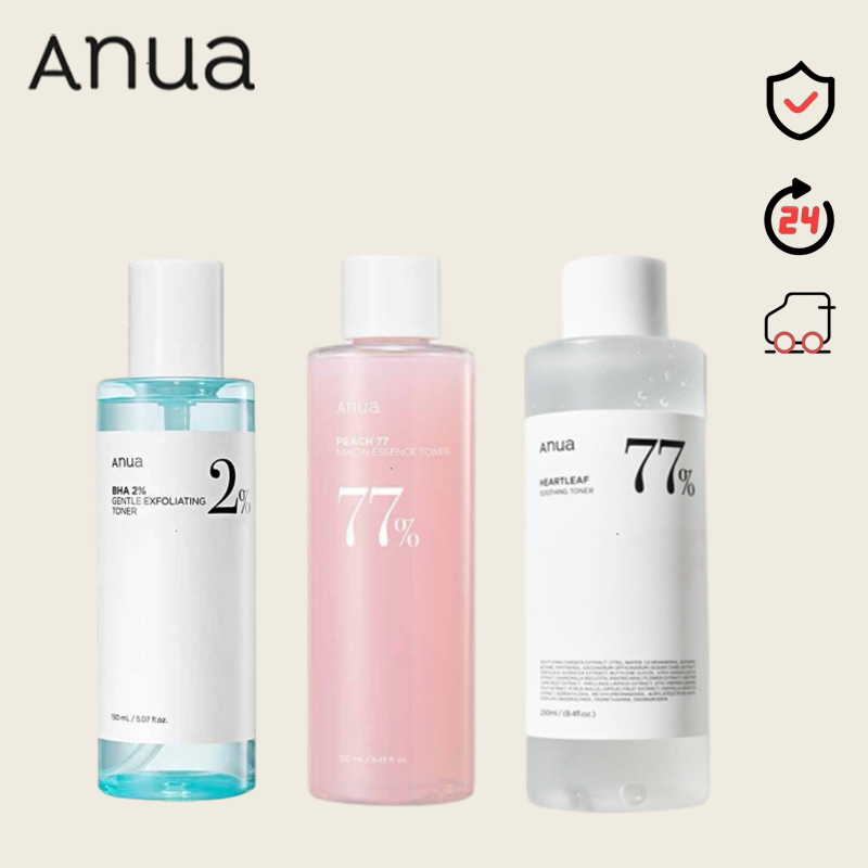 ✨พิเศษเวลาจำกัด✨Anua Toner BHA 2% Gentle Exfoliating Toner 150 ml / Anua Heartleaf 77% Soothing Tone