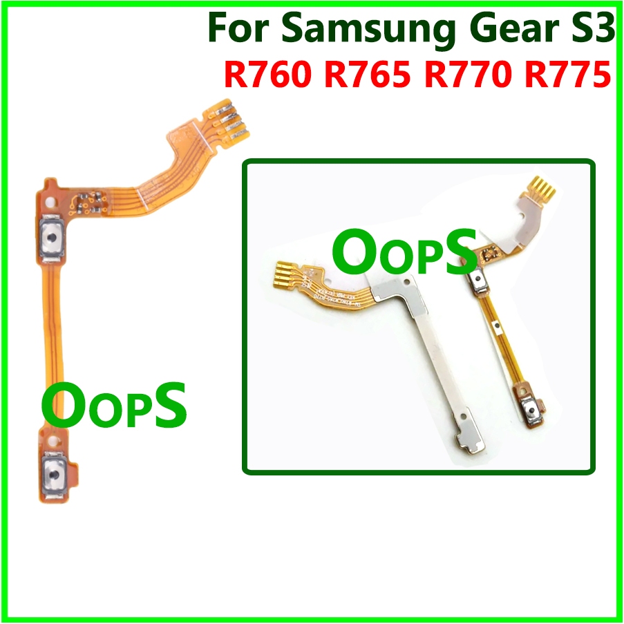 ใหม่ปริมาณพลังงาน Flex สําหรับ Samsung นาฬิกาเกียร์ S3 R760 R765 Frontier R775 สมาร์ทนาฬิกาเปิด/ปิดปุ่มปุ่มกด Flex สายริบบิ้นอะไหล่