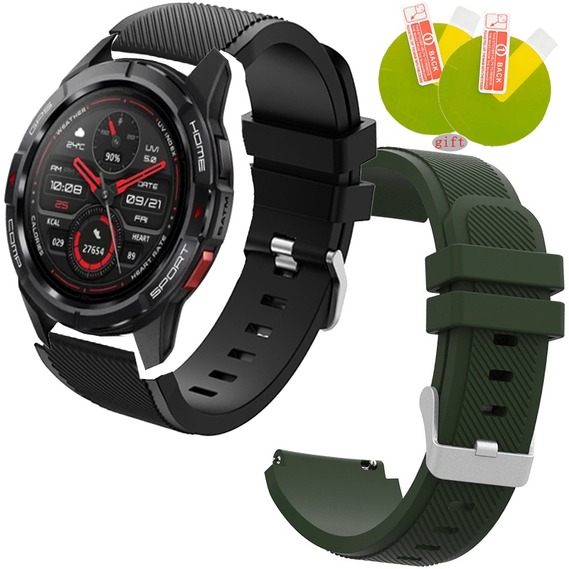 สายนาฬิกาข้อมือซิลิโคน อุปกรณ์เสริม สําหรับ Mibro watch GS Active Smart watch