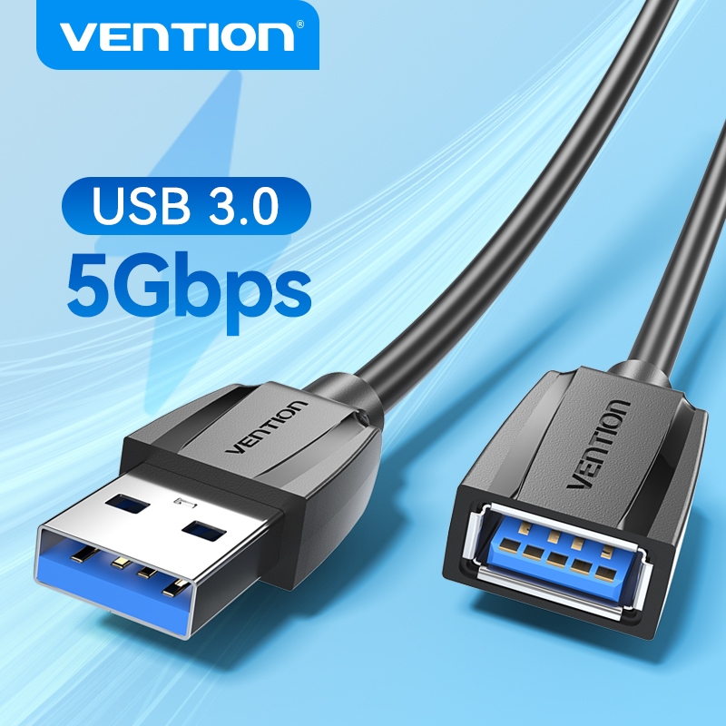 Vention สายต่อ USB 5Gbps USB 3.0 สายเคเบิลต่อขยายซิงค์ข้อมูลชายกับหญิงสําหรับโทรศัพท์แล็ปท็อป