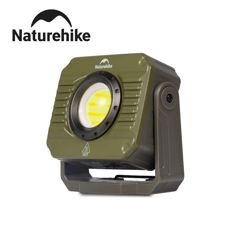 Naturehike Portable Charger กันน้ํา Camping Outdoor Floodlight ทํางาน Type-C โคมไฟตั้งแคมป์แบบชาร์จไฟได้