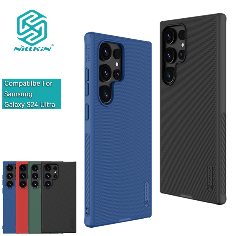 Nillkin สําหรับ Samsung Galaxy S24 Ultra/S24+/S24 Plus/S24 FE/A55/S23 FE Super Frosted Shield Pro Magnetic Matte พลาสติก Hard ฝาหลังเคสโทรศัพท์ปลอกเข้ากันได้เกราะป้องกัน
