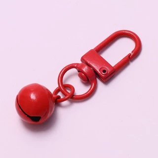 1 ชิ้นพวงกุญแจขนาดเล็ก Bell DIY เครื่องประดับทําอุปกรณ์เสริม Keyfob Charm โลหะแยกแหวนสําหรับพวงกุญแจจี้