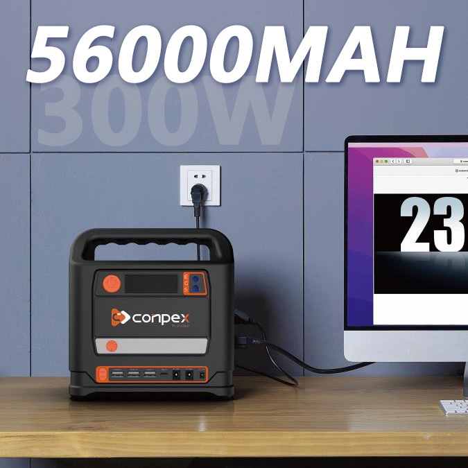 RTS สต็อกconpex 220V 300W 56000mAh สถานีไฟฟ้าแบบพกพารถ Jump Starter เครื่องกําเนิดไฟฟ้าแบบพกพาแหล่งจ่ายไฟกลางแจ้ง Fast Charge สถานีไฟฟ้าความจุขนาดใหญ่แบตเตอรี่ภายนอก Suppo