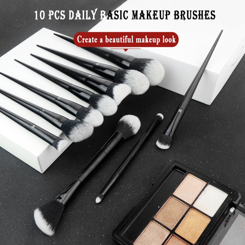 Kat Von D ชุดแปรงแต่งหน้า & Kit Foundation Blush Highlight คอนซีลเลอร์ Powder Sculpting แปรงอายแชโดว