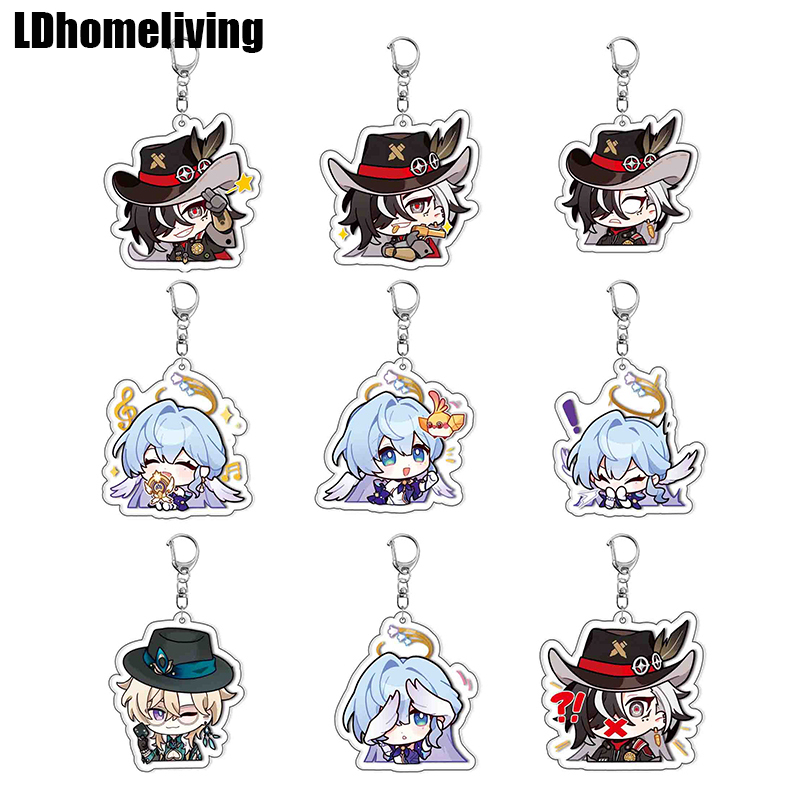 Game Honkai: Star Rail Acheron พวงกุญแจ จี้อะคริลิคอิโมจิ