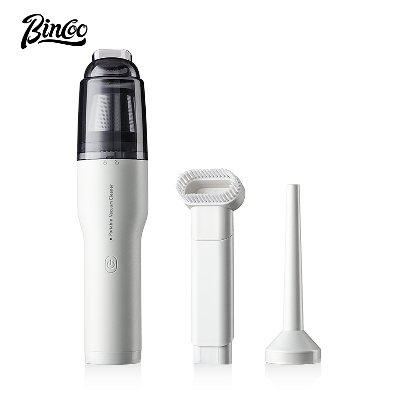 Bincoo กาแฟ Grounds Hoover Bar เดสก์ท็อปเครื่องมือทําความสะอาดฝุ่นเครื่องดูดพลังงานสูงไร้สายขนาดเล็ก