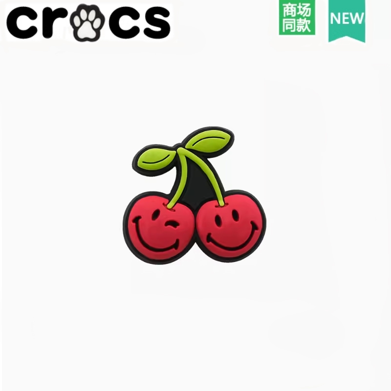 Cross/เหมาะสําหรับ Crocs Hole รองเท้าอุปกรณ์เสริม High-End Sense รองเท้าหัวเข็มขัดอุปกรณ์เสริม Cherry Maruko รองเท้าชายหาดดอกไม้