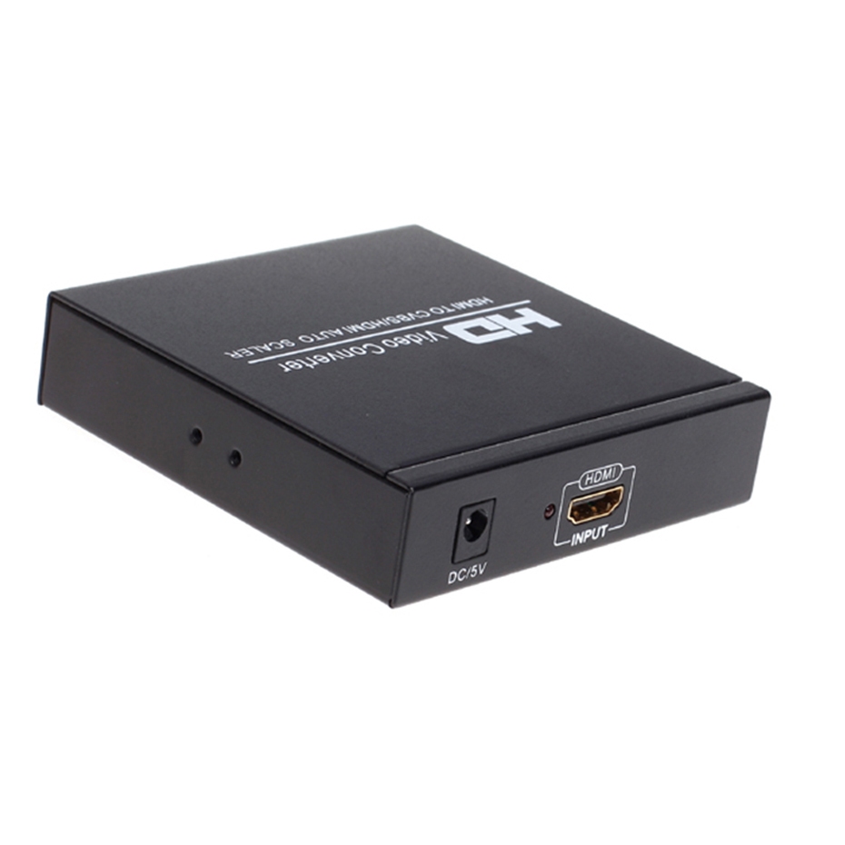 4K HDMI เข้ากันได้กับ AV HDTV Converter 1080P 60hz CVBS RCA คอมโพสิตวิดีโอ 2 In 1HDMI-เข้ากันได้กับ SplitterMonitor ทีวีโปรเจคเตอร์