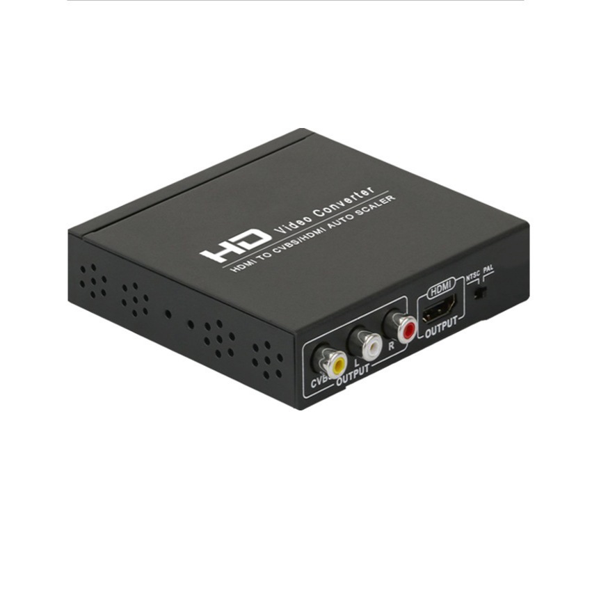 4K HDMI เข้ากันได้กับ AV HDTV Converter 1080P 60hz CVBS RCA คอมโพสิตวิดีโอ 2 In 1HDMI-เข้ากันได้กับ SplitterMonitor ทีวีโปรเจคเตอร์