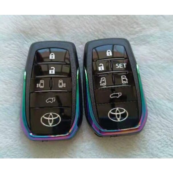 เคสกุญแจรีโมตรถยนต์ 5/6 ปุ่ม สําหรับ TOYOTA ALPHARD VELLFIRE ESTIMA PREVIA