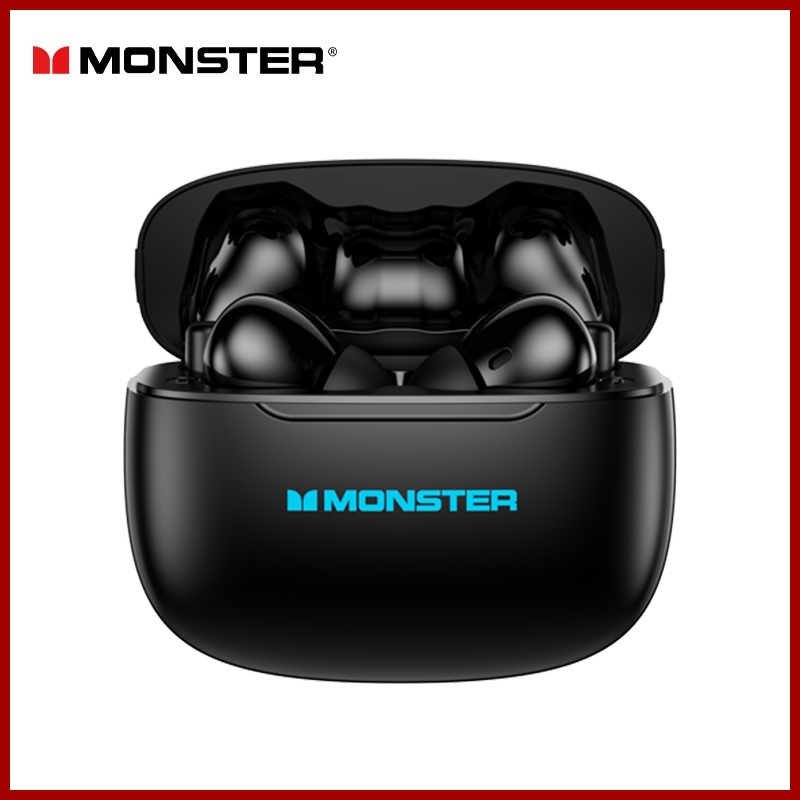 Monster XKT26หูฟังบลูทูธบลูทูธ5.4เสียงดีหูฟังบลูทูธไร้สายพร้อมไมโครโฟนตัดเสียงรบกวนหูฟังเกมมิ่งกันน้ำ