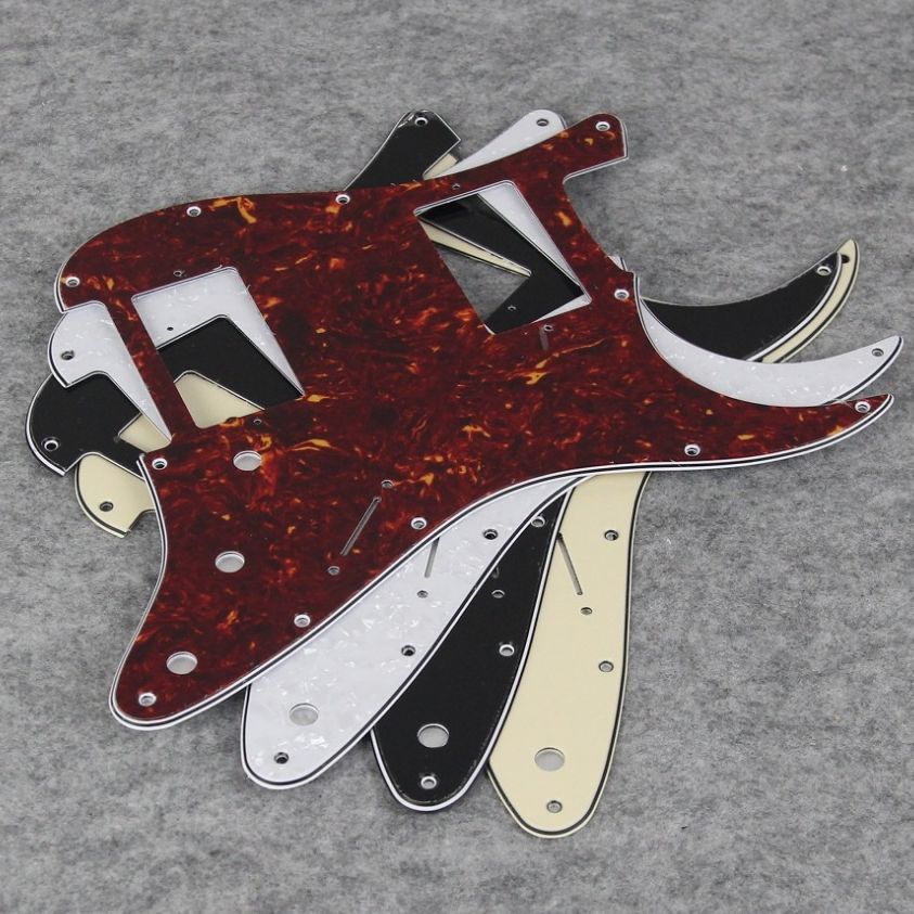 Fleor HH ปิ๊กการ์ดกีตาร์ไฟฟ้า พร้อมสกรู อุปกรณ์เสริม สําหรับกีตาร์ไฟฟ้า 11 รู FD ST Style