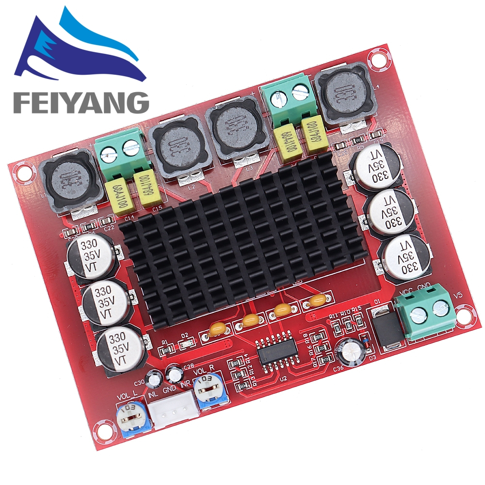 Tpa3116d2 TDPA3116 XH-M543 Dual-channel สเตอริโอพลังงานสูงดิจิตอลเครื่องขยายเสียง 2*120W XH-M543
