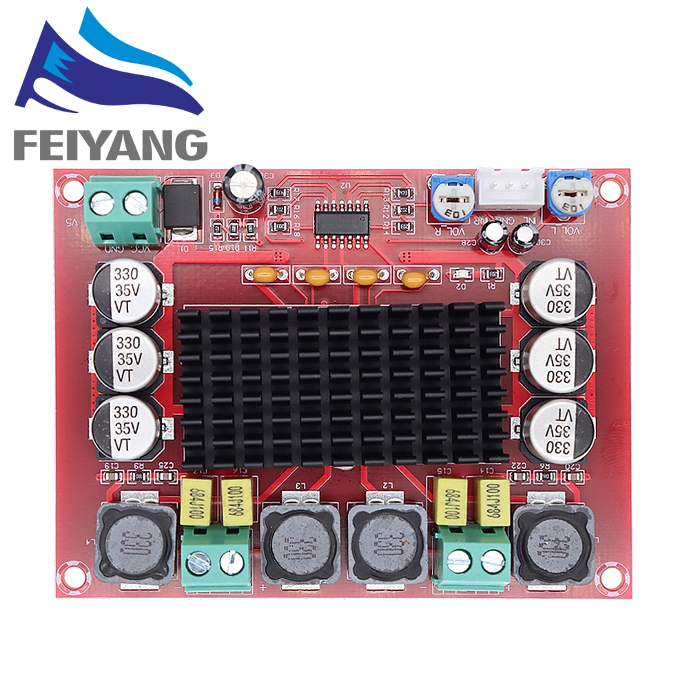 Tpa3116d2 TDPA3116 XH-M543 Dual-channel สเตอริโอพลังงานสูงดิจิตอลเครื่องขยายเสียง 2*120W XH-M543