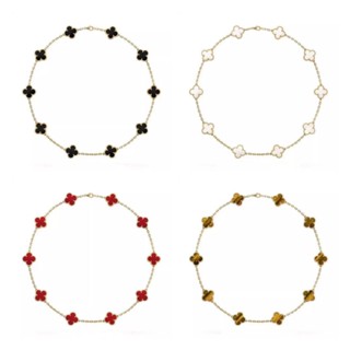 สร้อยคอโคลเวอร์สี่ใบเกาหลีหญิงสีทองอินของขวัญวันเกิดนักเรียน…