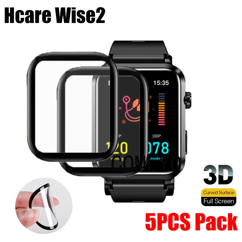 สําหรับ Hcare Wise2 ป้องกันหน้าจอป้องกันสมาร์ทนาฬิกาฝาครอบ 3D ฟิล์มโค้งฟิล์มนุ่ม