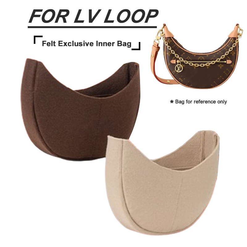 Felt ใส่กระเป๋า Organizer Fit สําหรับ LV LOOP กระเป๋าผู้หญิง Tote กระเป๋าเครื่องสําอางกระเป๋าด้านในกระเป๋าซับกระเป๋าในกระเป๋า