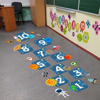 【Zooyoo】จรวดนักบินอวกาศดาวเคราะห์ดิจิตอลกระโดดบ้านสติกเกอร์พ…