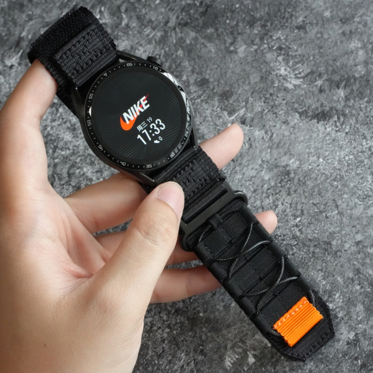 สายทอไนลอนทนทานสําหรับนาฬิกา Xiaomi S3/S1 Pro Watchband กีฬากลางแจ้งทหารองค์ประกอบสายไนลอนสําหรับ Xiaomi นาฬิกา 2 Pro S1 Active Xiaomi นาฬิกา Global สายรัดข้อมืออุปกรณ์เสริม