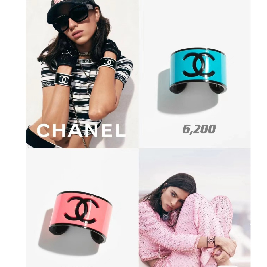 2024 CH*EL NEW WOMEN อะคริลิค BRACELET ไม่มีกล่อง