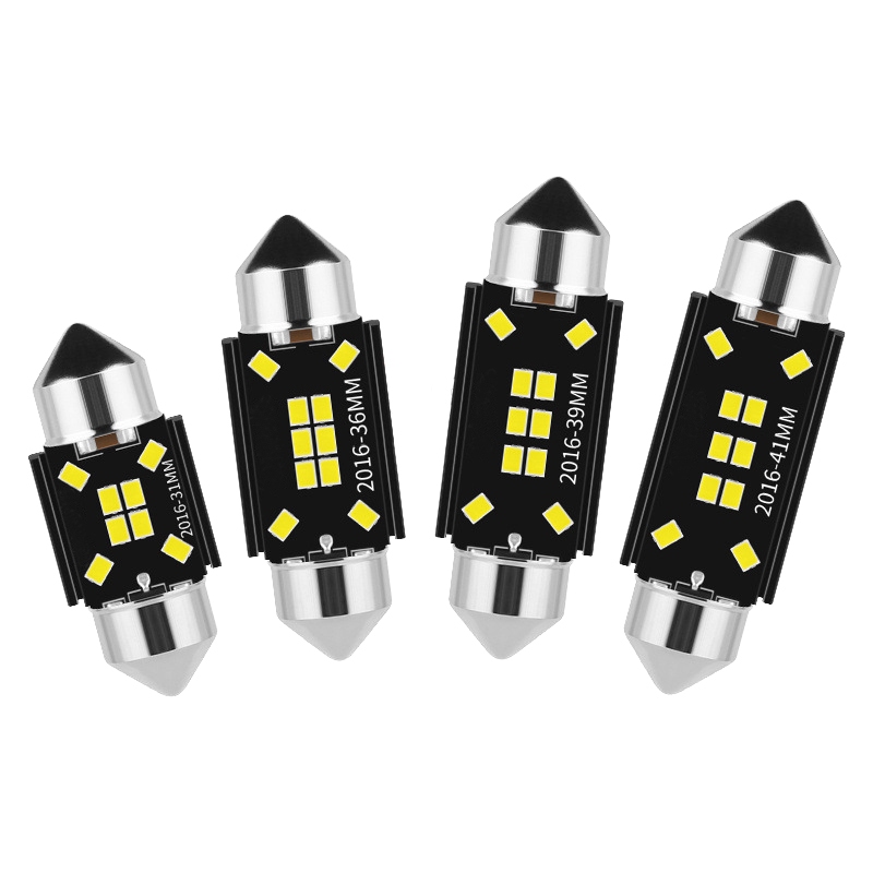 2 ชิ้น C5W C10W 12V 2016 หลอดไฟ Led รถสําหรับป้ายทะเบียน Trunk อ่านไฟ