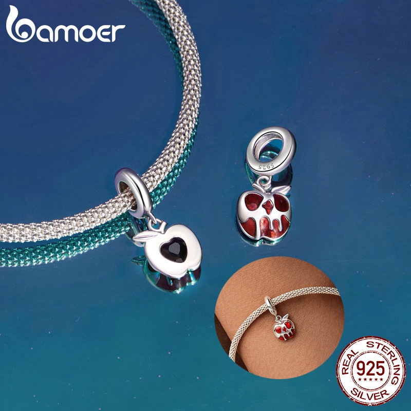 Bamoer 925 Sterling Sliver Charm จี้ปราสาทกระจกวิเศษสําหรับสร้อยข้อมือ - รูปที่ 5