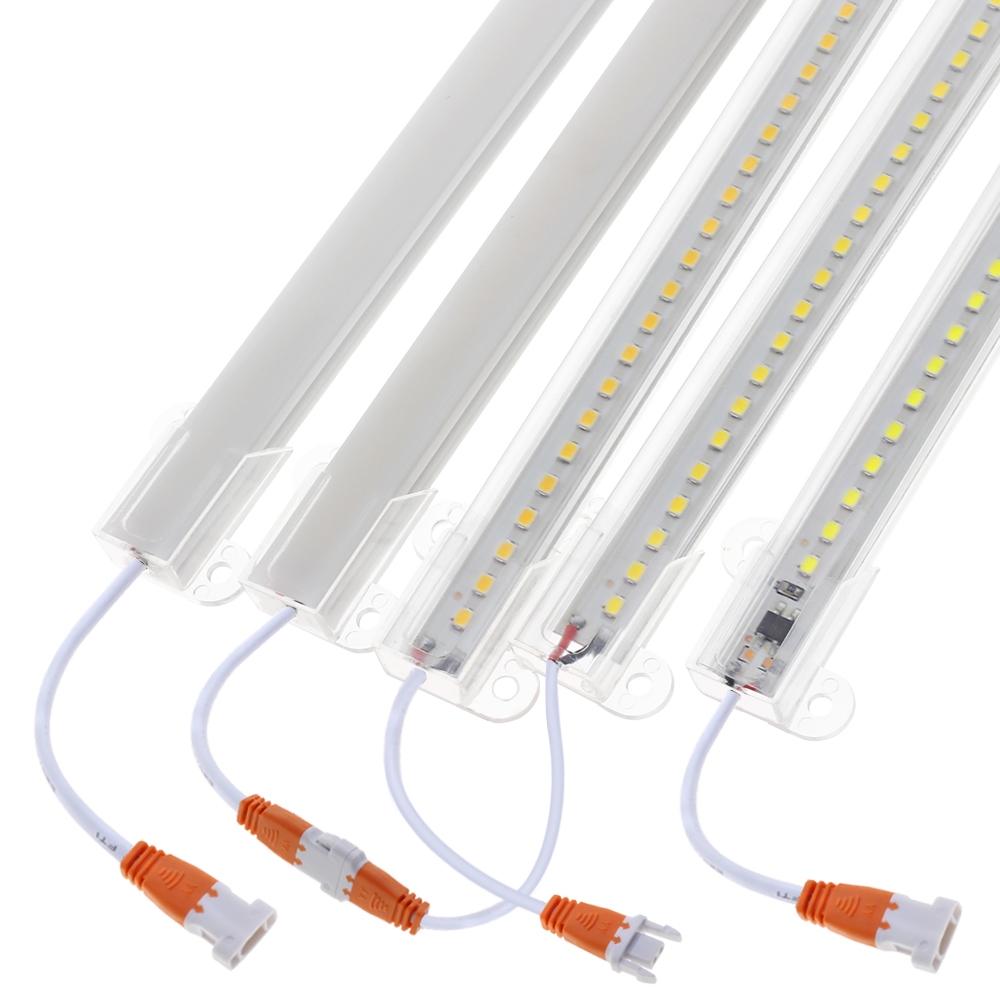 หลอดไฟ LED 72 ดวง 220V 2835 30 ซม. 50 ซม. ความสว่างสูง สําหรับตู้โชว์ ห้องครัว 5 ชิ้น