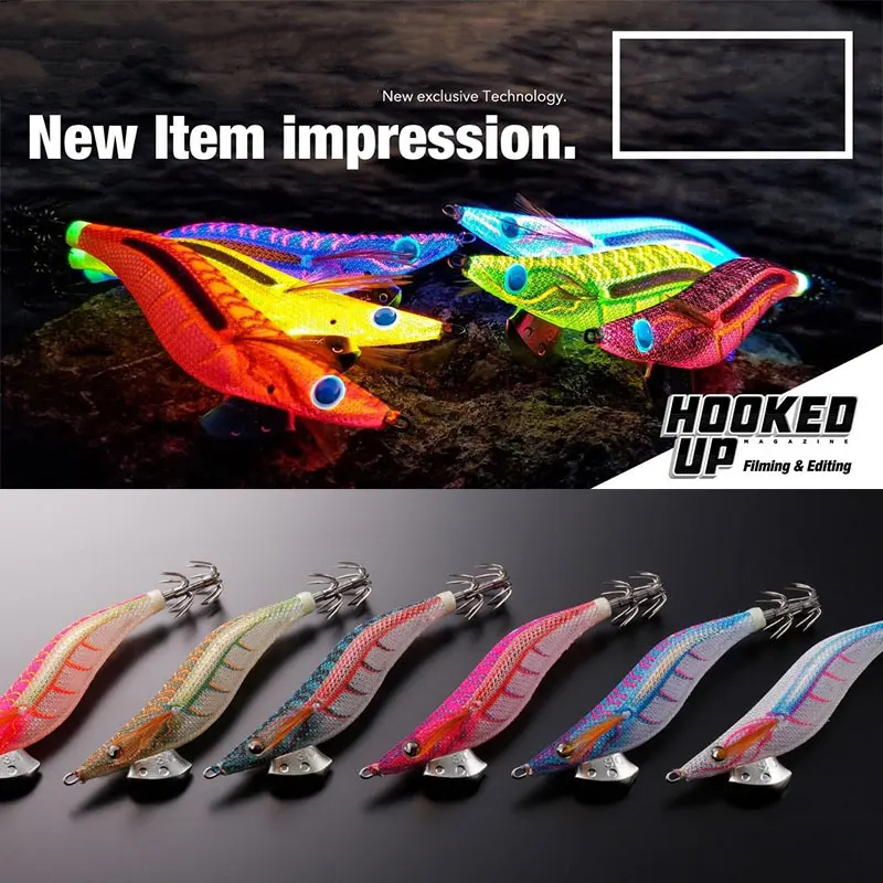 เหยื่อตกปลา,3.0 # UVสะท้อนแสงปลาหมึกตะขอ Jigging Lure,ว่ายน้ําสไตล์เหยื่อปลอม Octopus Cuttlefish Luminous EGI