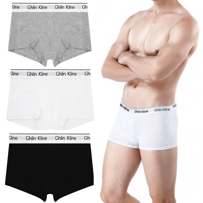 กางเกงในชายผ้าฝ้ายแท้ระบายอากาศได้ขนาดบวกต้านเชื้อแบคทีเรียและสะดวกสบายนักมวย