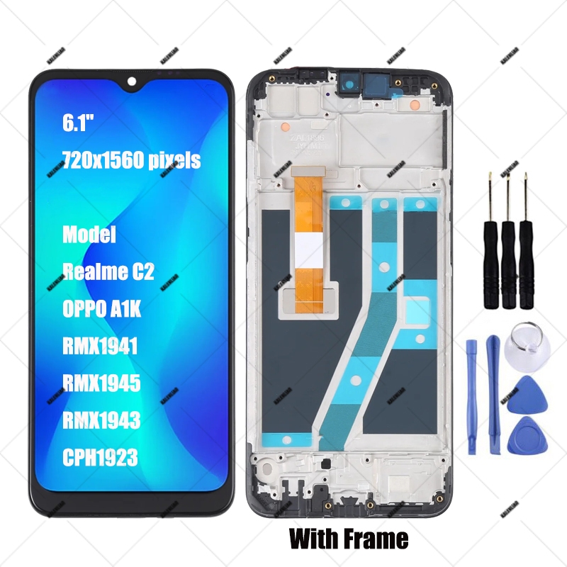 สําหรับRealme C2 RMX1941 จอแสดงผลLCD Touch Screen Digitizer Assembly