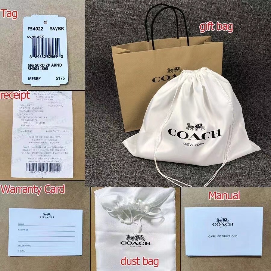จัดส่งฟรี，💯% แท้ Coac h กระเป๋าสตางค์ผู้ชาย，เข็มขัดกระเป๋าเหรียญ F74771 F26072 F74993