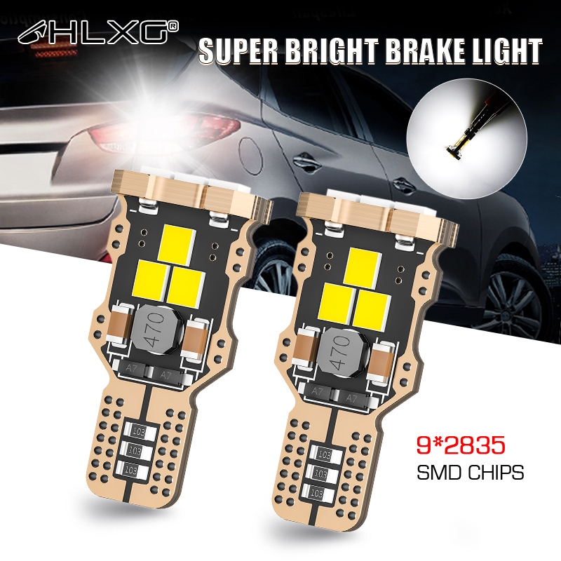 2x W16W T15 หลอดไฟ LED Canbus ข้อผิดพลาดฟรีไฟสํารอง LED T16 921 912 W16W หลอดไฟ LED High Power รถย้อ