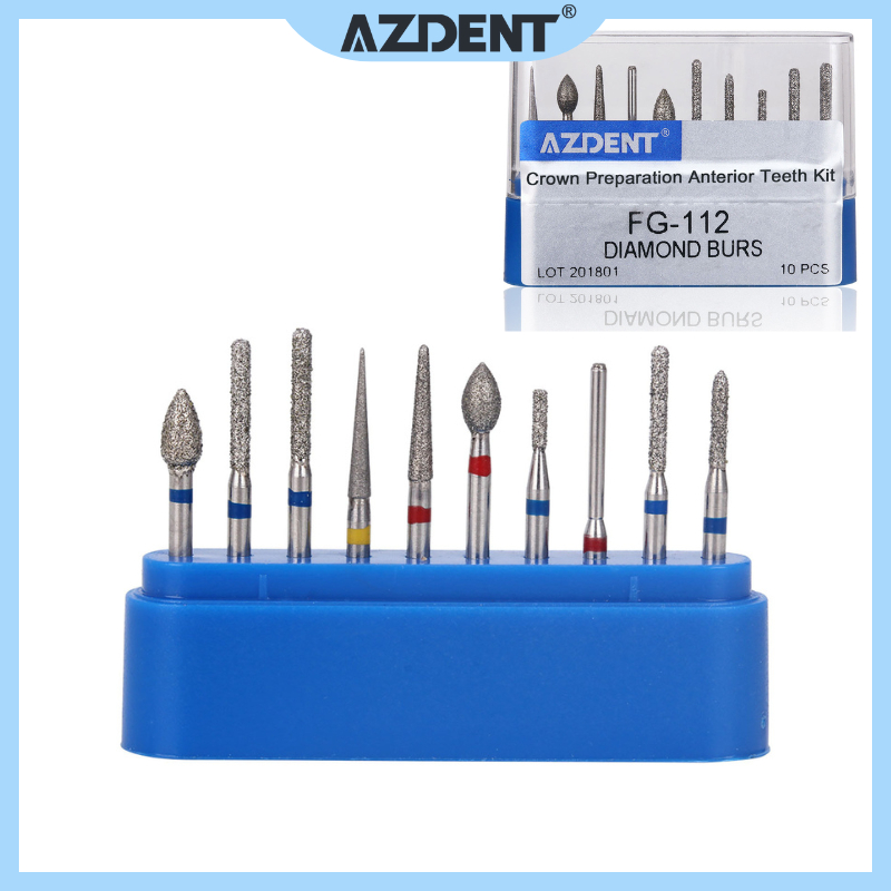 Azdent Dental Diamond FG Bur Kit