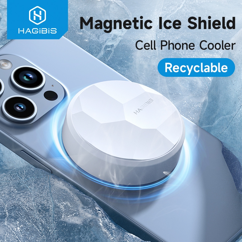 Hagibis Magnetic โทรศัพท์มือถือ Cooler หม้อน้ําโทรศัพท์น้ําหนักเบาแผ่นน้ําแข็งทางกายภาพสําหรับโทรศัพท์แท็บเล็ต iPad Pro Gaming Live Streaming