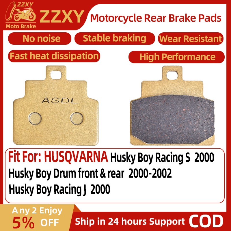 1 คู่รถจักรยานยนต์ด้านหลังเบรคสําหรับ HUSQVARNA Husky Boy Racing S 2000 Husky Boy กลองด้านหน้าและด้า