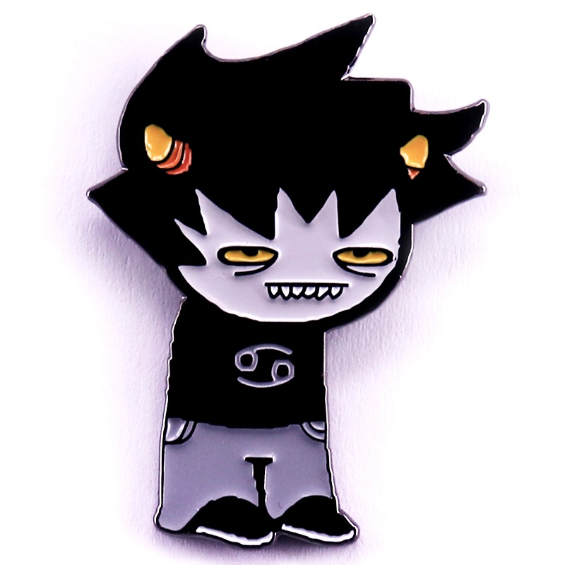 Karkat Vantas Hard Enamel Pin MS Paint Adventures Homestuck เข็มกลัด Badge ของขวัญเครื่องประดับ