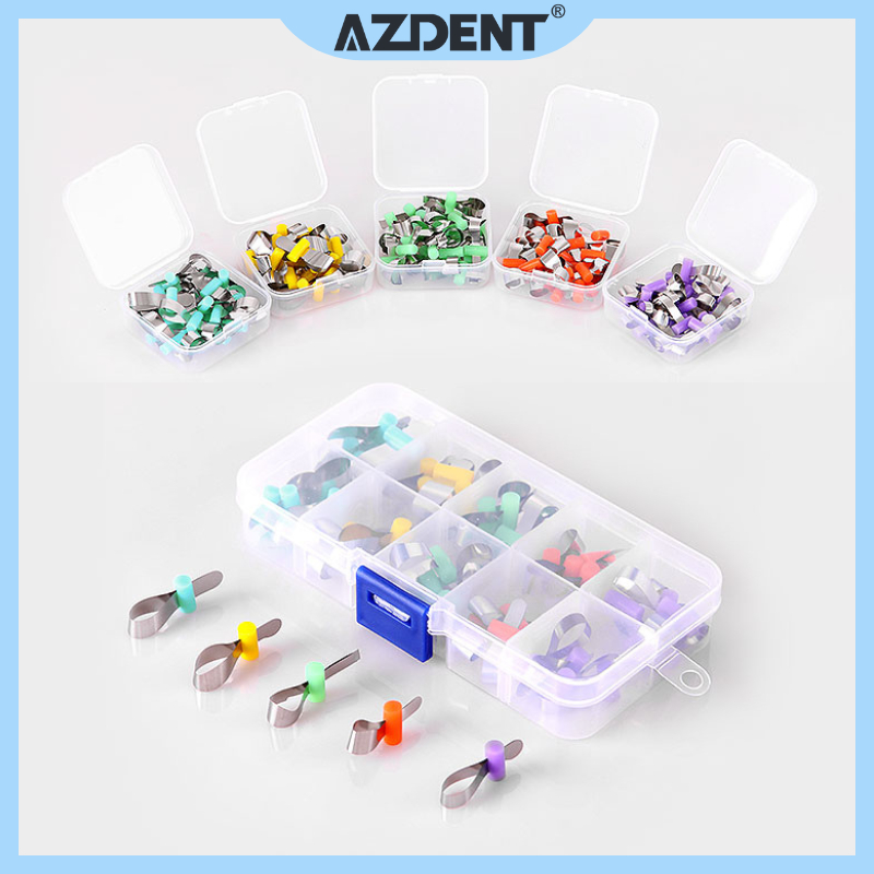 แผ่นขึ้นรูปทันตกรรมตัดโลหะ Matrice Matrix วัสดุ AZDENT